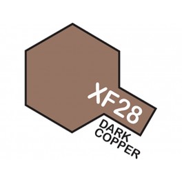 Matiniai tamsaus vario dažai "XF28"
