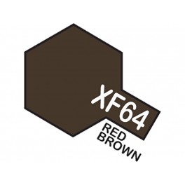 Matiniai raudonai rudi dažai "XF64"