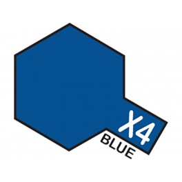 Blizgūs mėlyni dažai "X4"