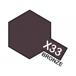 Blizgūs bronzos spalvos dažai "X33"