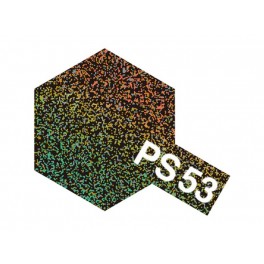 Dažai kėbului "PS-53" juoda su spalvotais blizgučiais