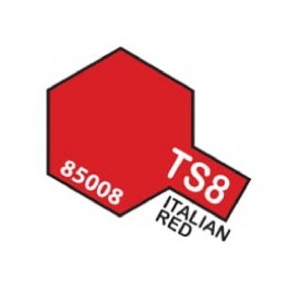 Dažai stendiniams modeliams "TS-8" italų raudoni