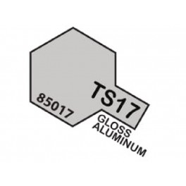 Dažai stendiniams modeliams "TS-17" blizgus aliuminis