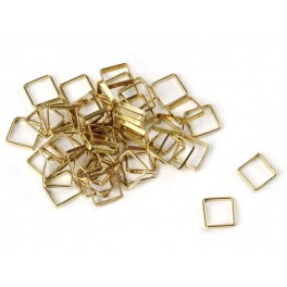 square brass rings 7mm