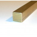 Brass rectangle profile 4x4x1000mm