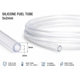 Silikoninė žarnelė 5x2mm