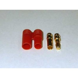 Gold-plated connectors 3.5mm in housing