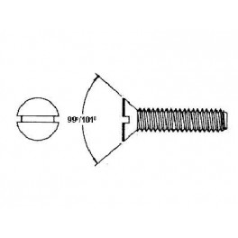 Plastic screw M4x15