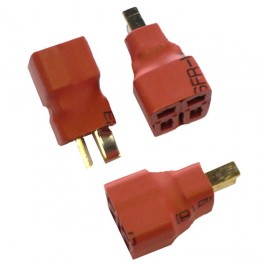 Gold plated "T" connector hub