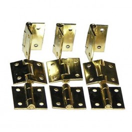 Brass Working Hinges 10x10mm