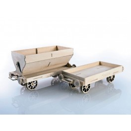 Wooden train's wagon