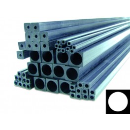 Carbon fiber rectangular tube 4x4/Ø3x1000