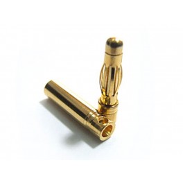 Gold-plated connectors 4mm