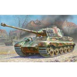 Tankas King Tiger B su Henschel bokšteliu