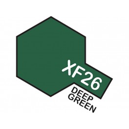 Matiniai tamsiai žali dažai "XF26"