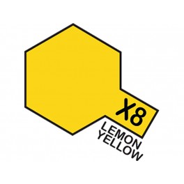 Blizgūs geltoni dažai "X8"