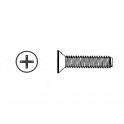 Countersunk plastic bolt M4x30