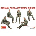 German artillery crew riders
