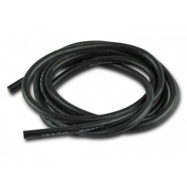 Silikoninis juodas laidas 0,75 mm² 18AWG