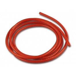 Silikoninis raudonas laidas 3,3 mm² 12AWG